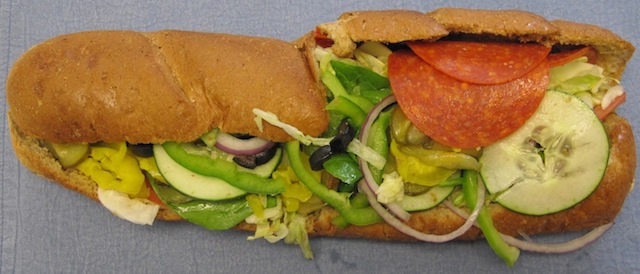 Subway Sandwich from the USA